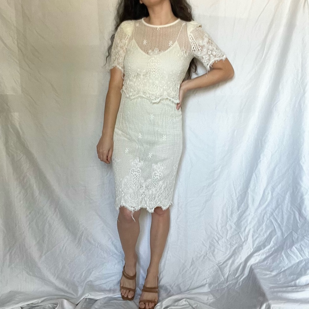80s vintage 2 piece dress